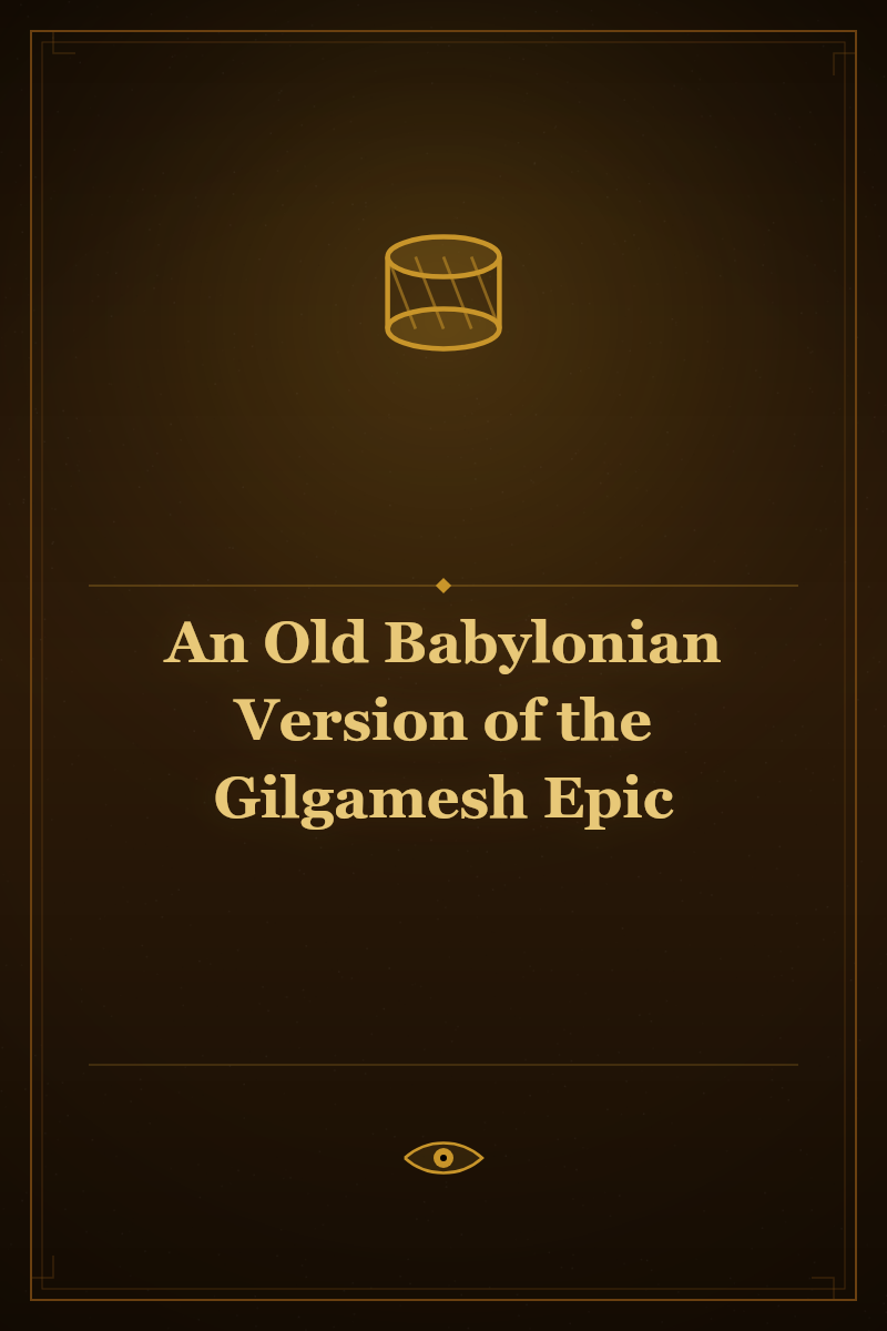 An Old Babylonian Version of the Gilgamesh Epic