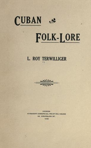 Cuban Folk-Lore