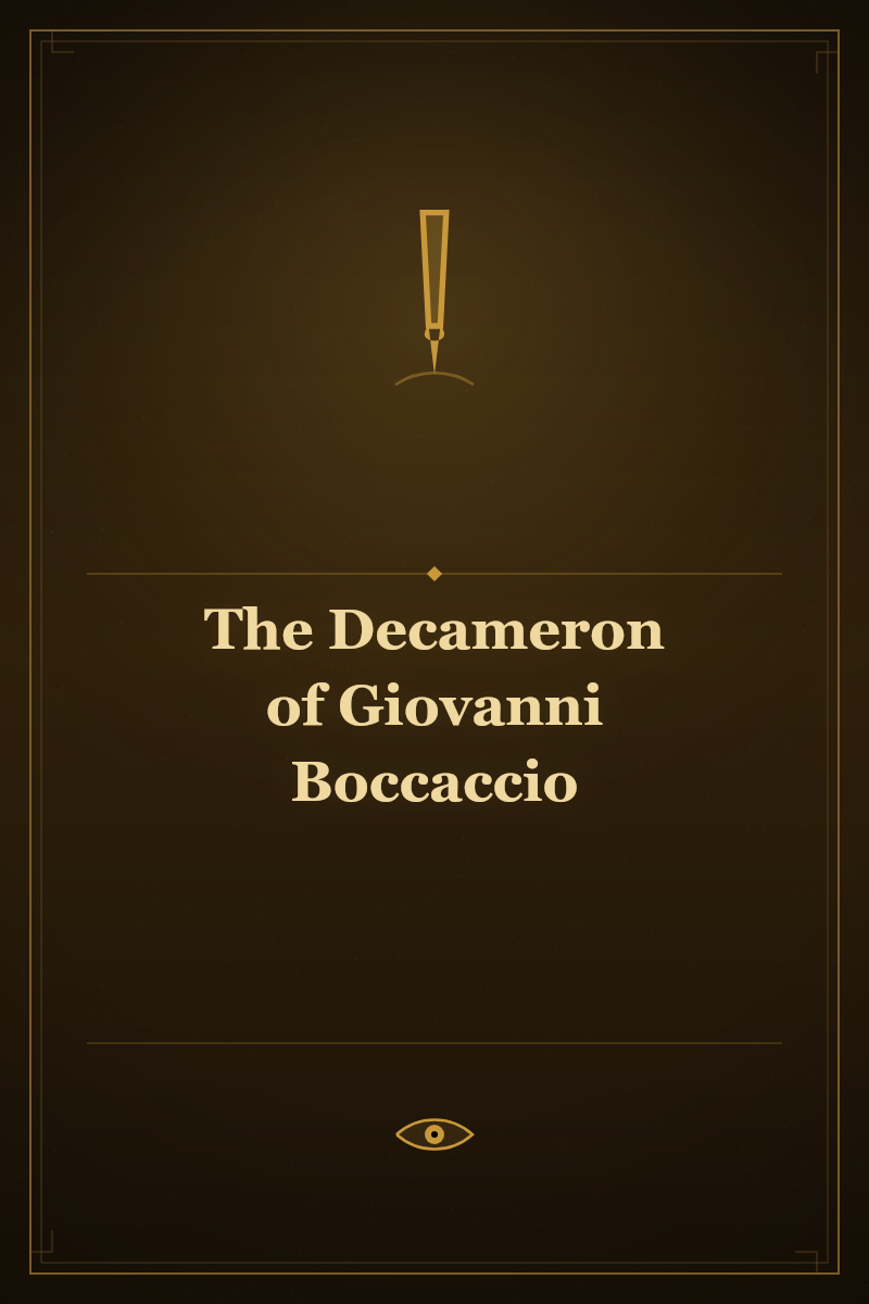 The Decameron of Giovanni Boccaccio