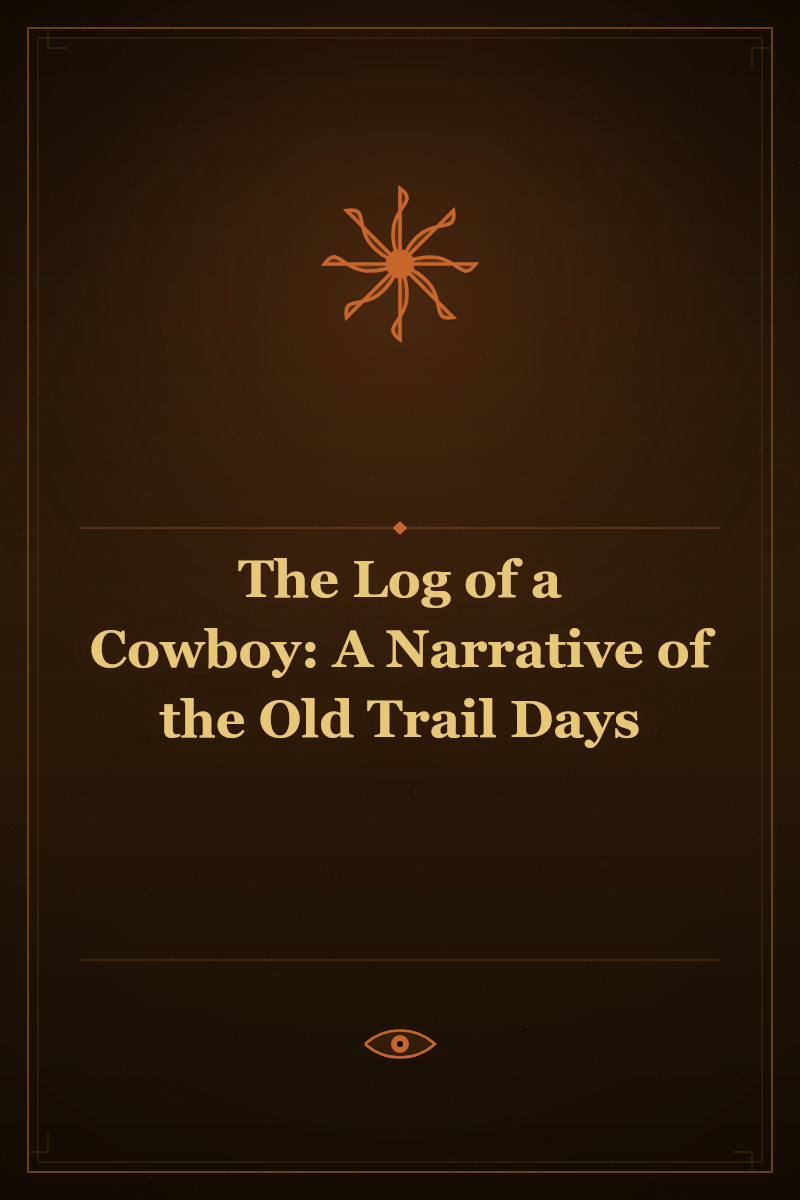 The Log of a Cowboy: A Narrative of the Old Trail Days